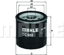 MAHLE OC 988 - Filtr oleju parts5.com