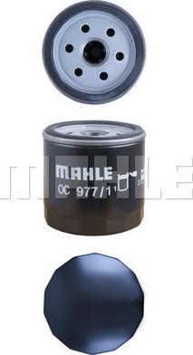 MAHLE OC 977/1 - Oil Filter parts5.com