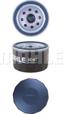 MAHLE OC 467 - Olejový filter parts5.com