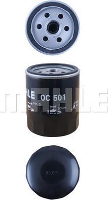 MAHLE OC 501 - Oil Filter parts5.com