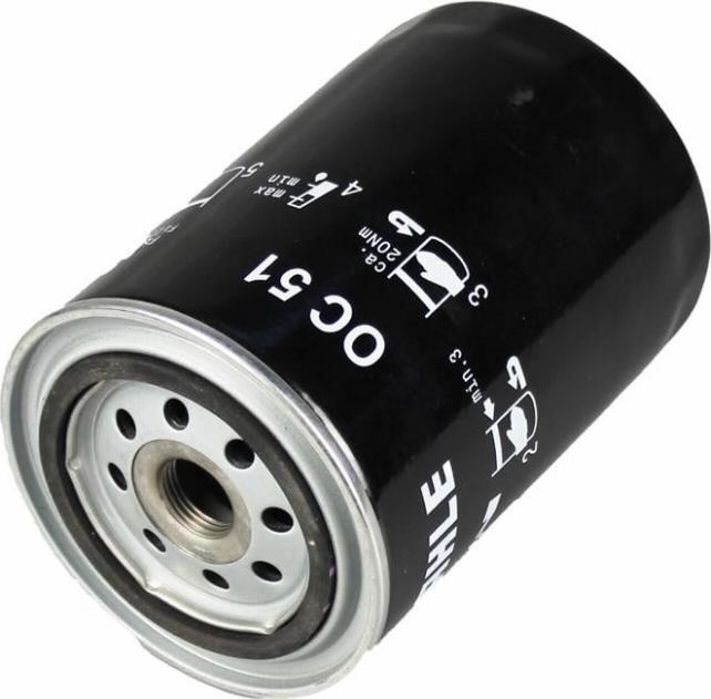 MAHLE OC 51 OF - Oil Filter parts5.com