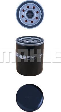 MAHLE OC 521 - Filtre à huile parts5.com