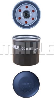 MAHLE OC 1566 - Filtro de aceite parts5.com