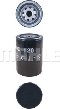 MAHLE OC 120 - Oil Filter parts5.com