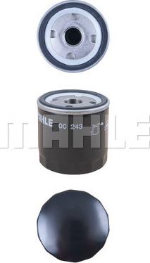 MAHLE OC 243 - Filtr oleju parts5.com