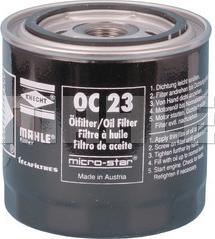 MAHLE OC 23 - Oil Filter parts5.com