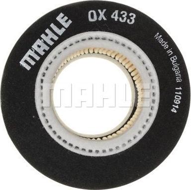 MAHLE OX 433D - Oil Filter parts5.com