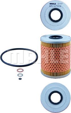 MAHLE OX 187D - Oil Filter parts5.com