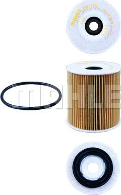 MAHLE OX 175D - Oil Filter parts5.com