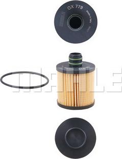 MAHLE OX 779D - Маслен филтър parts5.com