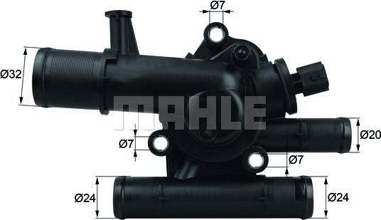 MAHLE TI 214 83 - Termostat, soğutma sıvısı parts5.com