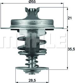 MAHLE TX 67 83 D - Termostat, rashladna tečnost parts5.com