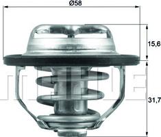 MAHLE TX 122 82 - Termostat, hladilno sredstvo parts5.com