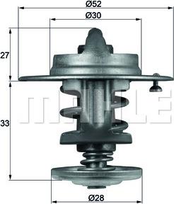 MAHLE TX 80 83 - Termostat, chladivo parts5.com