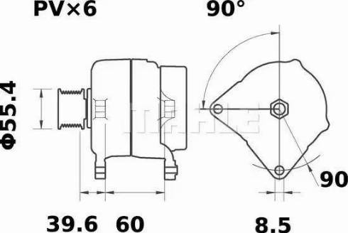 MAHLE MG 64 - Generátor parts5.com