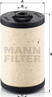 Mann-Filter BFU 700 x - Filtru combustibil parts5.com