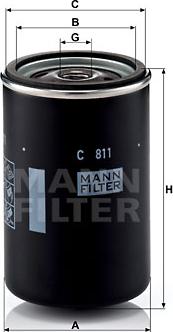 Mann-Filter C 811 - Filtru aer parts5.com