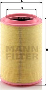 Mann-Filter C 33 1630/2 - Filtru aer parts5.com