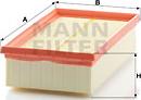 Mann-Filter C 2485/1 - Luftfilter parts5.com