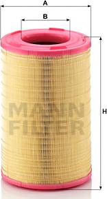 Mann-Filter C 25 003 - Filtru aer parts5.com