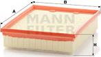 Mann-Filter C 25 109/1 - Воздушный фильтр parts5.com