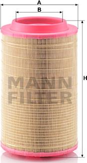 Mann-Filter C 25 860/5 - Air Filter parts5.com