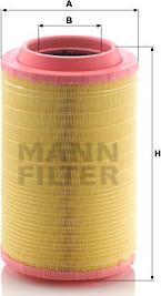 Mann-Filter C 25 860/8 - Air Filter parts5.com