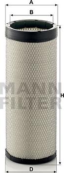 Mann-Filter CF 1800 - Φίλτρο δευτερεύοντος αέρα parts5.com