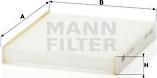 Mann-Filter CU 16 001 - Filter, interior air parts5.com