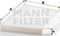 Mann-Filter CU 3461/1 - Filter, interior air parts5.com