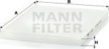 Mann-Filter CU 3059 - Filter, interior air parts5.com