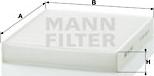 Mann-Filter CU 2440 - Filter, interior air parts5.com