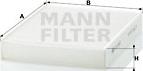 Mann-Filter CU 2433 - Filter, interior air parts5.com