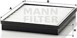 Mann-Filter CU 2520 - Filter, interior air parts5.com