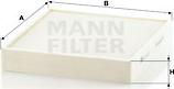 Mann-Filter CU 26 010 - Filtre, air de l'habitacle parts5.com