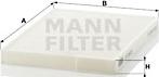 Mann-Filter CU 2620 - Filtro, aire habitáculo parts5.com