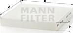 Mann-Filter CU 2149 - Filtr, wentylacja przestrzeni pasażerskiej parts5.com