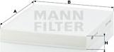 Mann-Filter CU 2141 - Filter, interior air parts5.com