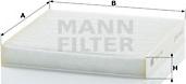 Mann-Filter CU 21 003 - Filtr, wentylacja przestrzeni pasażerskiej parts5.com