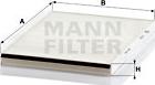 Mann-Filter CU 2839 - Filtr, vzduch v interiéru parts5.com