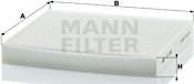 Mann-Filter CU 2362 - Filtru, aer habitaclu parts5.com