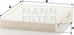 Mann-Filter CU 23 003 - Filter, interior air parts5.com