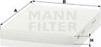 Mann-Filter CU 23 010 - Filter,salongiõhk parts5.com