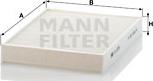 Mann-Filter CU 2736-2 - Filtro, aire habitáculo parts5.com