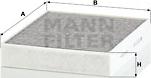 Mann-Filter CUK 25 001 - Filter, interior air parts5.com