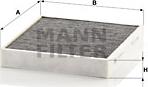 Mann-Filter CUK 26 010 - Filter, zrak notranjega prostora parts5.com