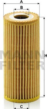 Mann-Filter HU 615/3 x - Filtro de aceite parts5.com