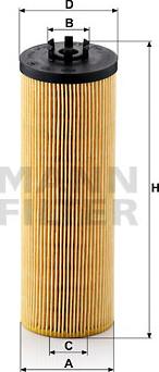 Mann-Filter HU 842 x - Olajszűrő parts5.com