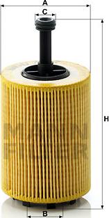 Mann-Filter HU 719/7 x - Oil Filter parts5.com