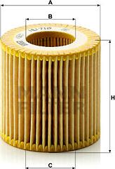 Mann-Filter HU 710 x - Oil Filter parts5.com